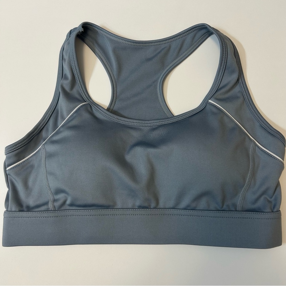 Women's Gray Sports Bra Size Large